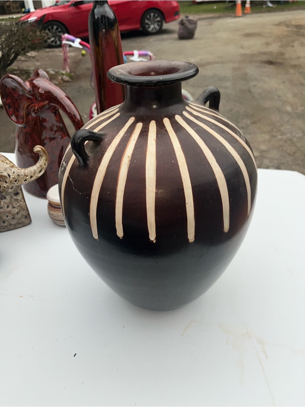 HANDCRAFTED IN PERU VASE